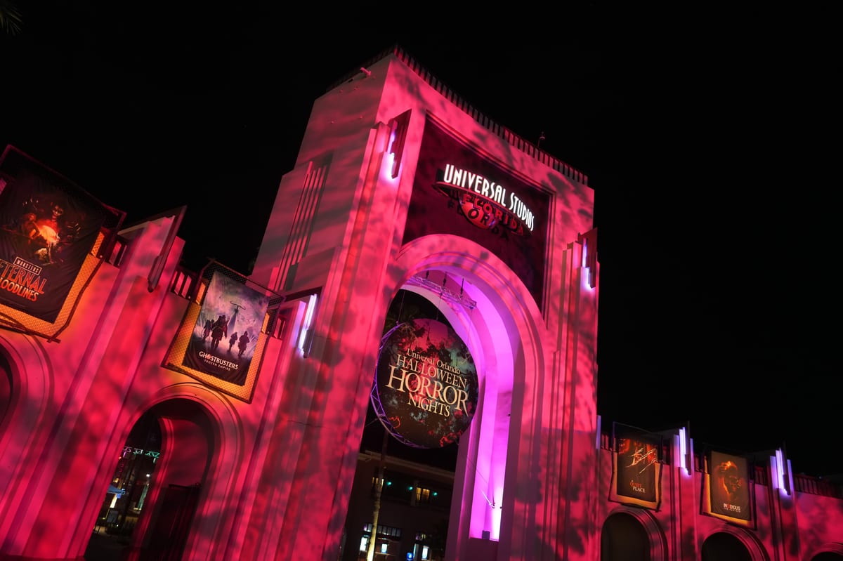 Guests waiting in a queue during a past Halloween Horror Nights event at Universal Studios Florida