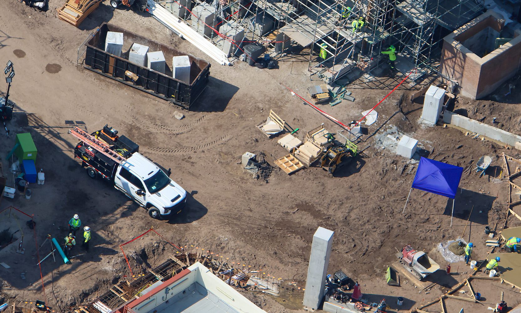 Disney Built Four Concrete Entrance Columns at Monstropolis, Then Started Cutting Them Up and Hauling Them Away by Dumpster