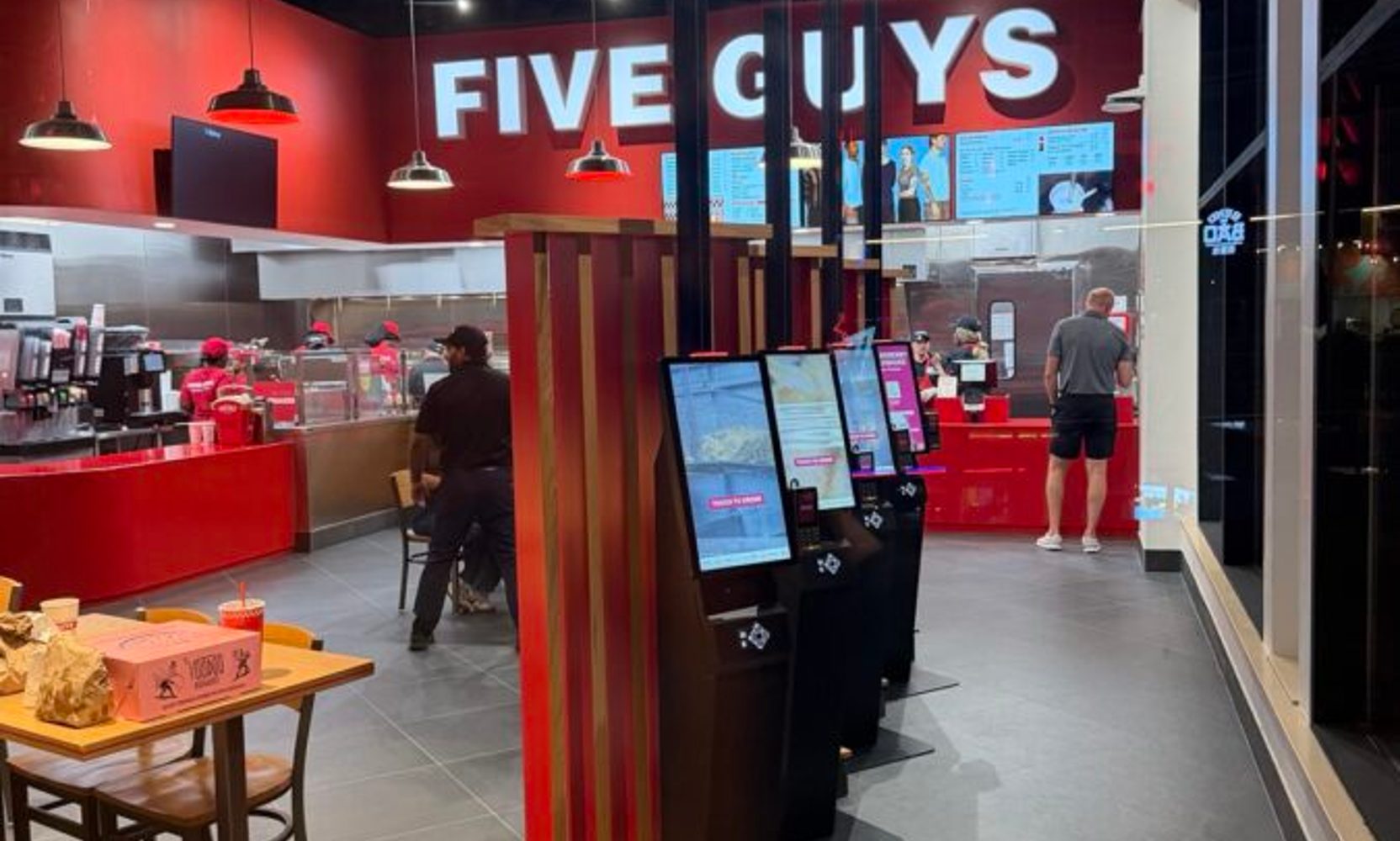 Five Guys Is Now Open at Universal CityWalk, With an $11.39 Hamburger and a Listed 7:30 a.m. Start