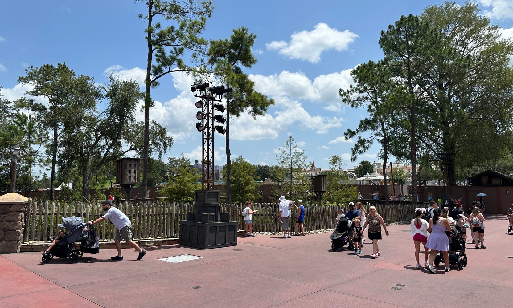 Frontierland's Riverwalk Will Be Partly Walled Off for Years, and Magic Kingdom's Churro and Popcorn Carts Have Already Moved