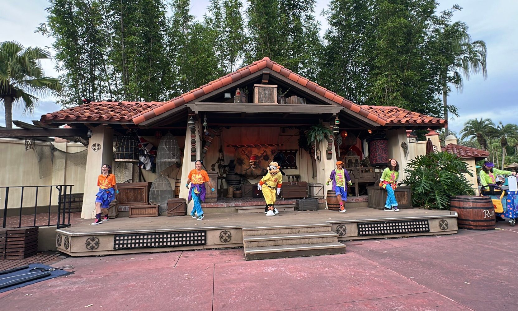 Max's Powerline Dance Party No Longer Opens the Boo-To-You Parade, and Now Runs as Five Stage Shows Around Magic Kingdom