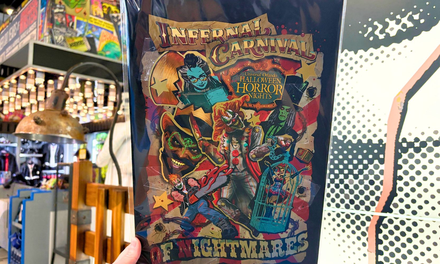 The Halloween Horror Nights 35 Poster Quietly Reveals an Icon Reunion, Including a Young Version of the Storyteller