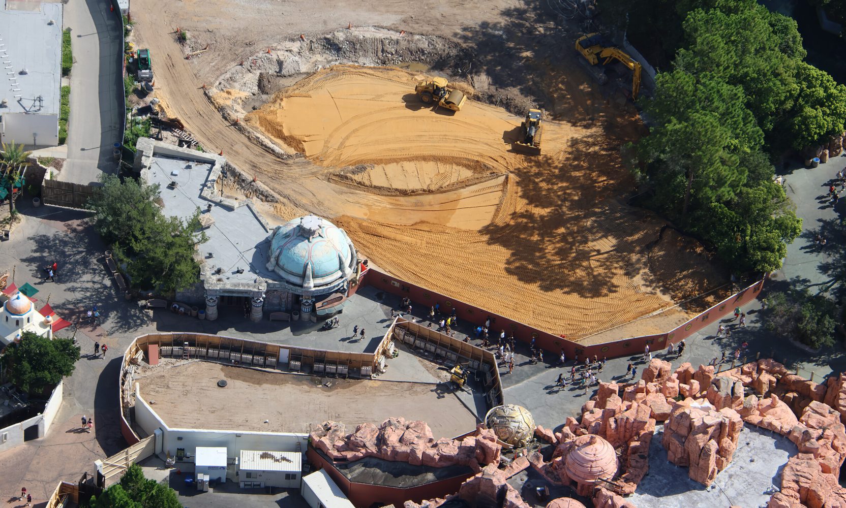 Poseidon's Fury Is Completely Gone, and Crews Are Already Grading Sand Where Its Entrance Used to Be