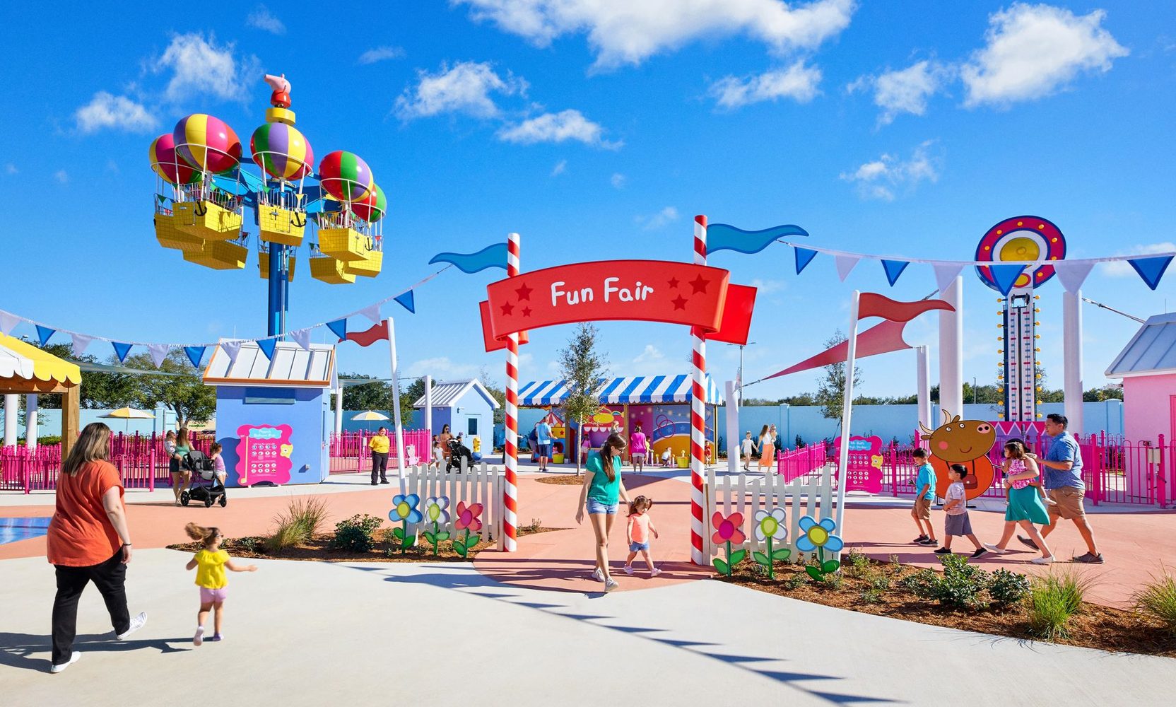 Peppa Pig Theme Park Florida Has Just Three Days Left Before September 26 With Both Its Coaster and Its High Striker Open