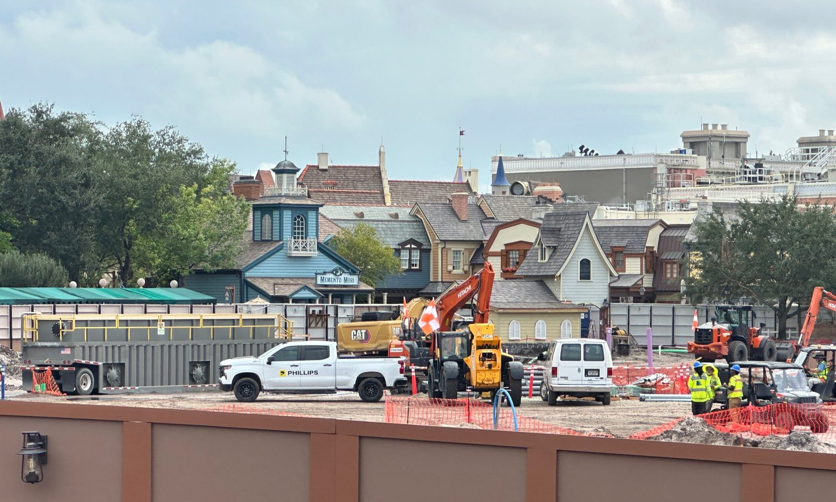 Ichabod's Landing Has Been Demolished Beside the Haunted Mansion Gates, and Frontierland's Boardwalk Is Now Walled Off End to End