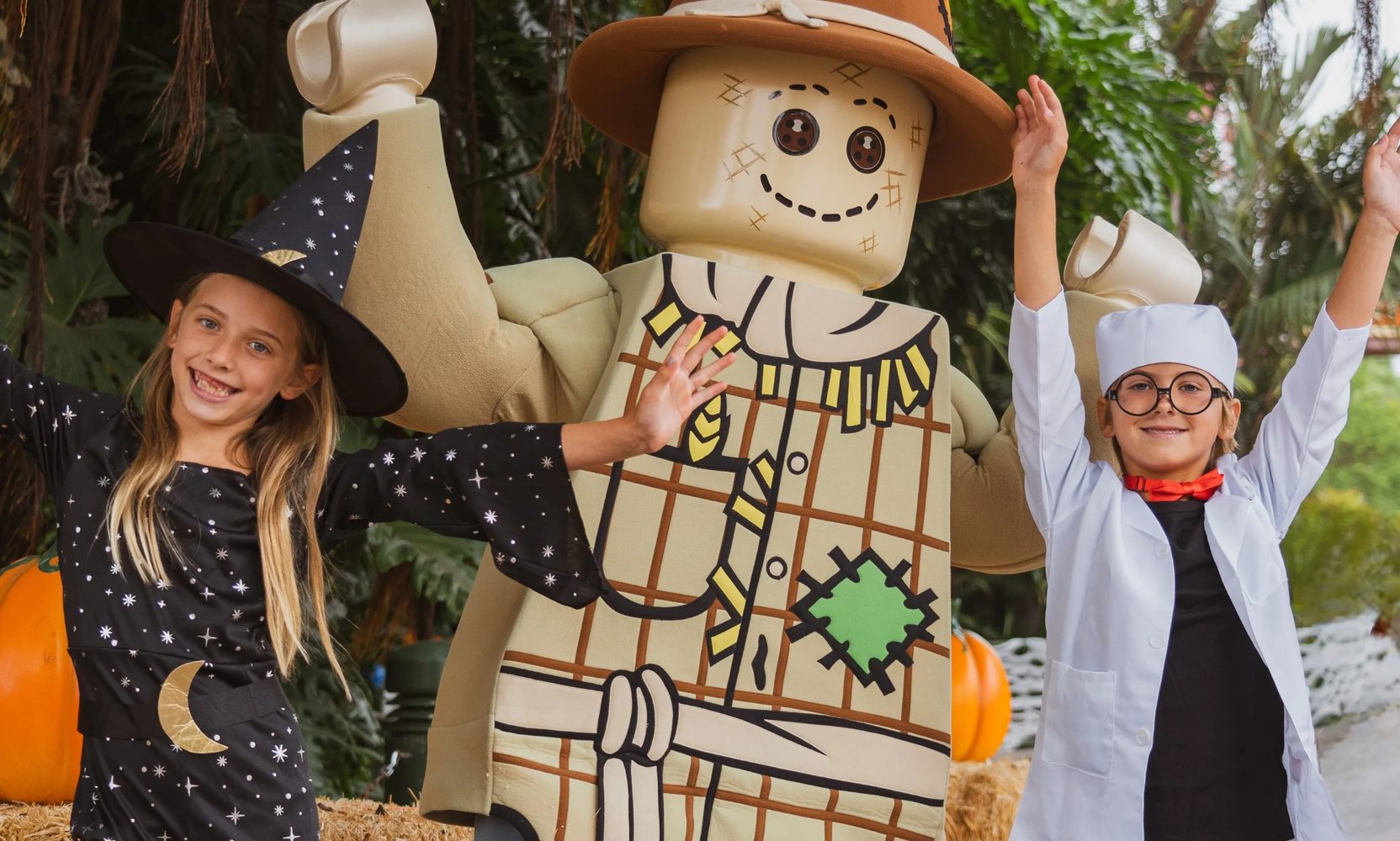 Legoland Says Scarecrow's Barn Is Designed With a Street Actor Working Beside the Animated Crow