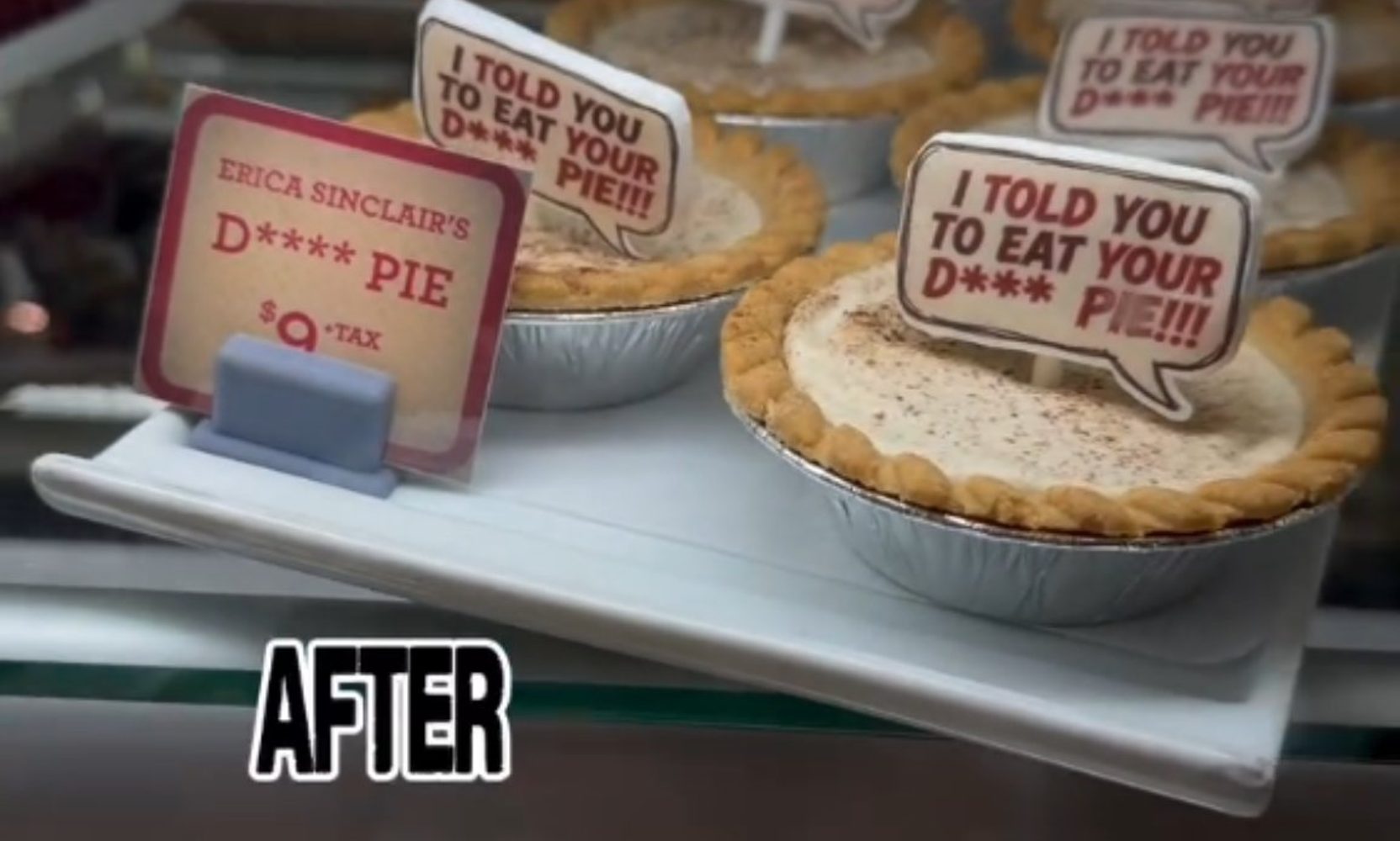 Universal Censored the Stranger Things Pie at Halloween Horror Nights, and Erica's Speech Bubble Now Says D***