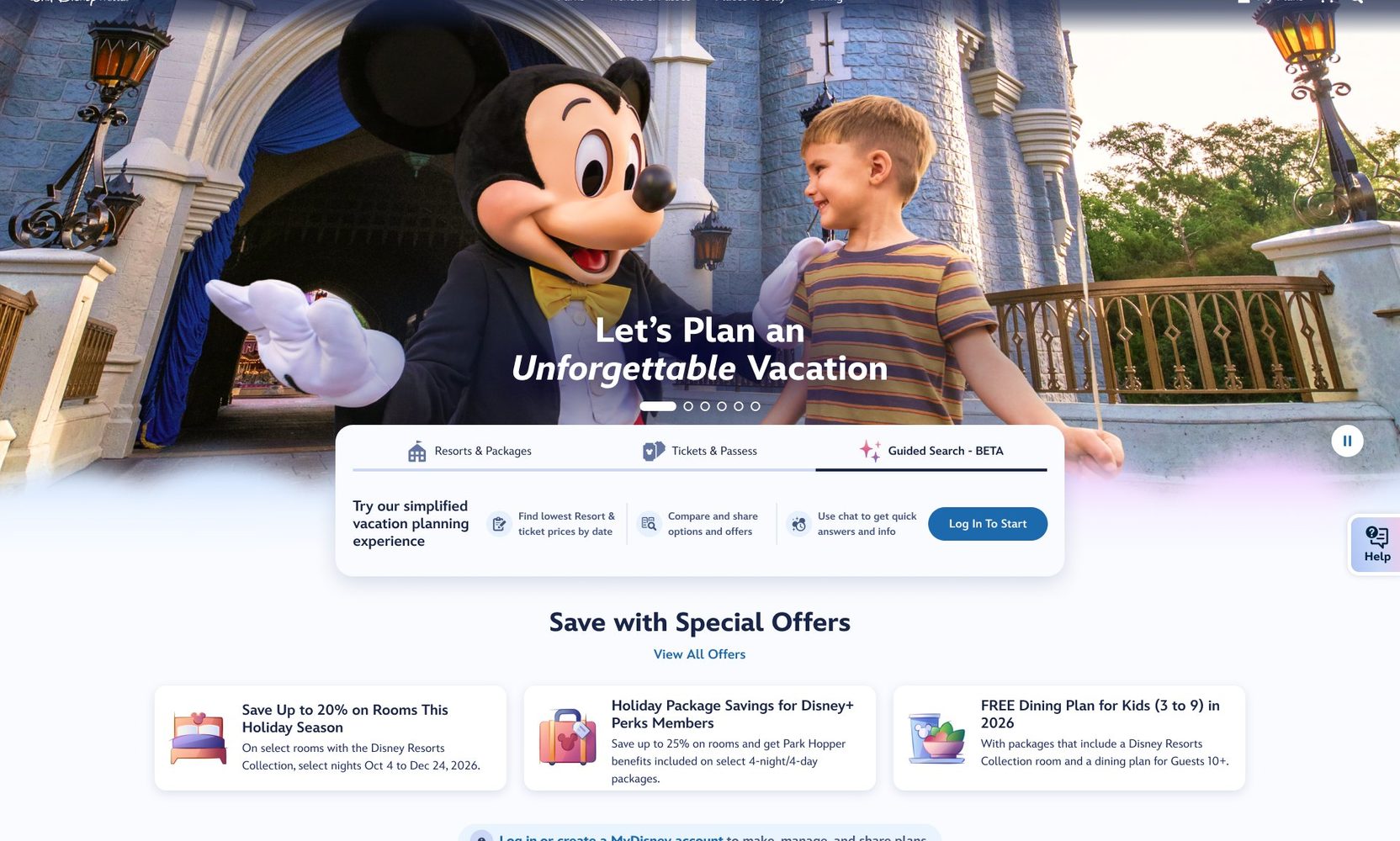 Disney World's Website Is Testing an AI Guided Search Tab Built With Google Cloud and Gemini, and Selected Guests Can Describe the Trip They Want