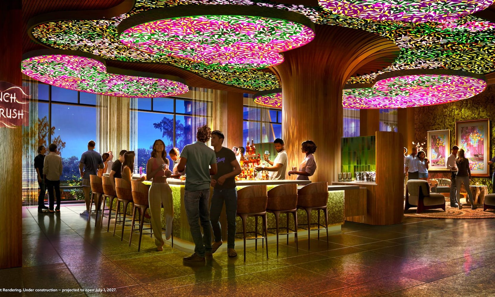 Disney's Lakeshore Lodge Names Branch & Brush, a Lobby Cocktail Lounge and Its Fifth Food and Drink Space Open to All Guests