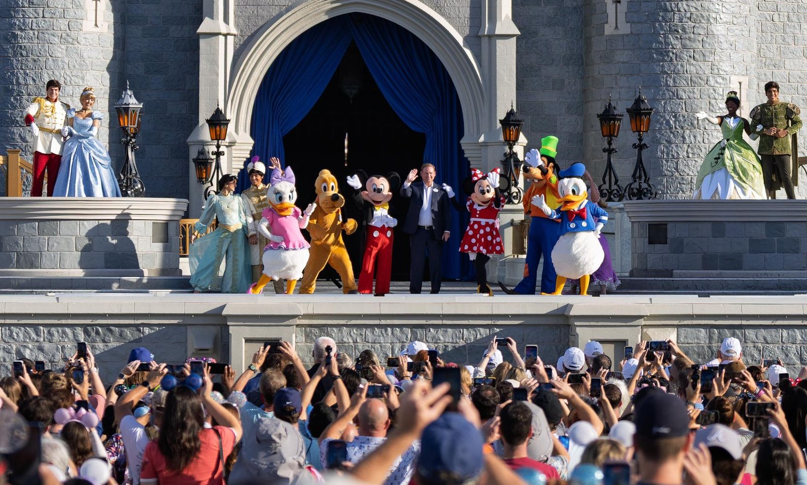 Walt Disney World Turns 55 Today With a Note From Joe Schott in the App, Castle Remarks and Five Free Stickers