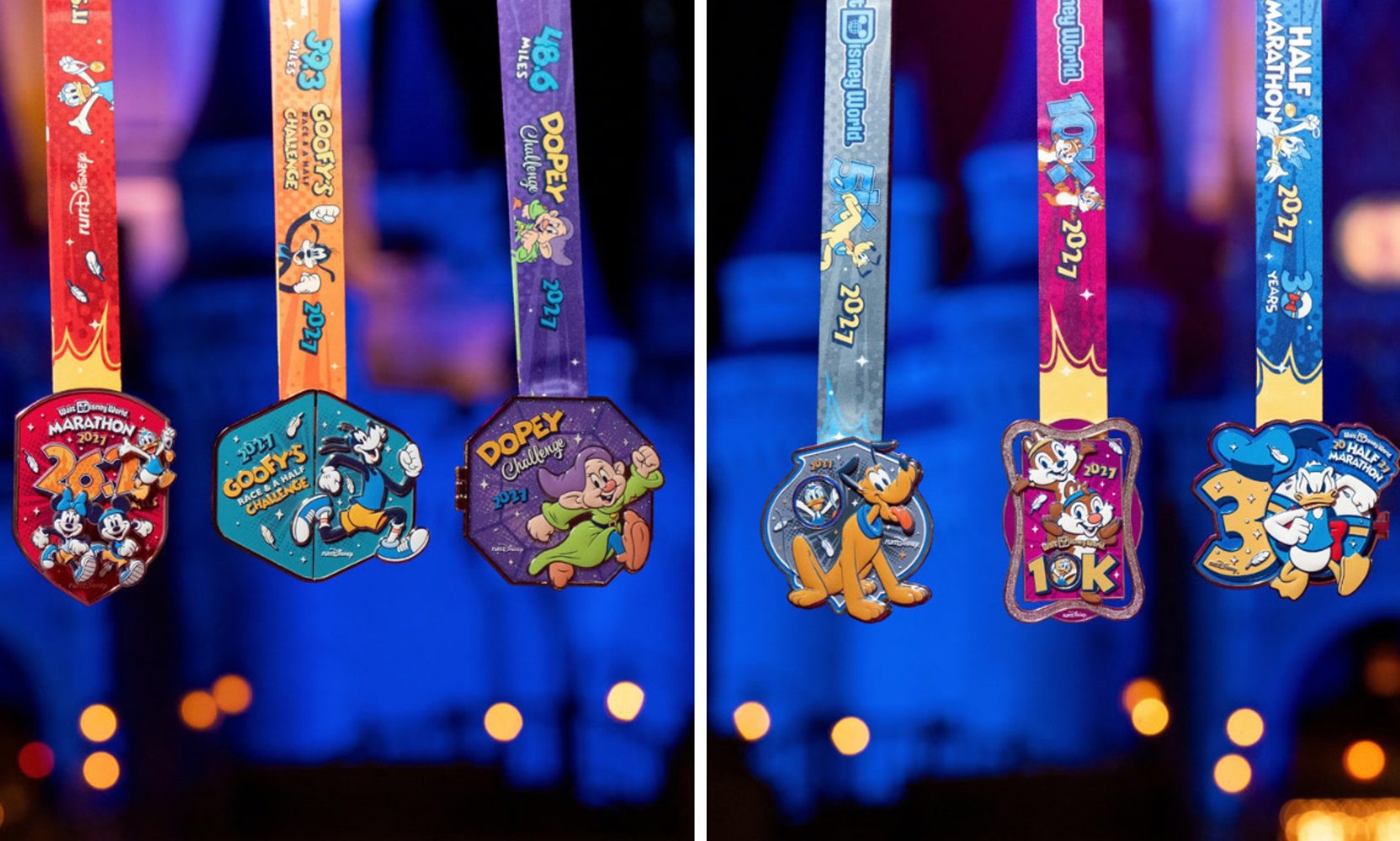 The 2027 Walt Disney World Half Marathon Medal Is a '30' Wearing Donald's Hat, and It Opens to Reveal Daisy