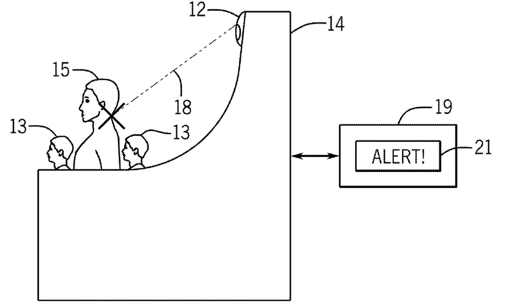 Universal Patent Filing Puts Radar on the Ride Vehicle to Catch a Guest Standing Up Before They Climb Out
