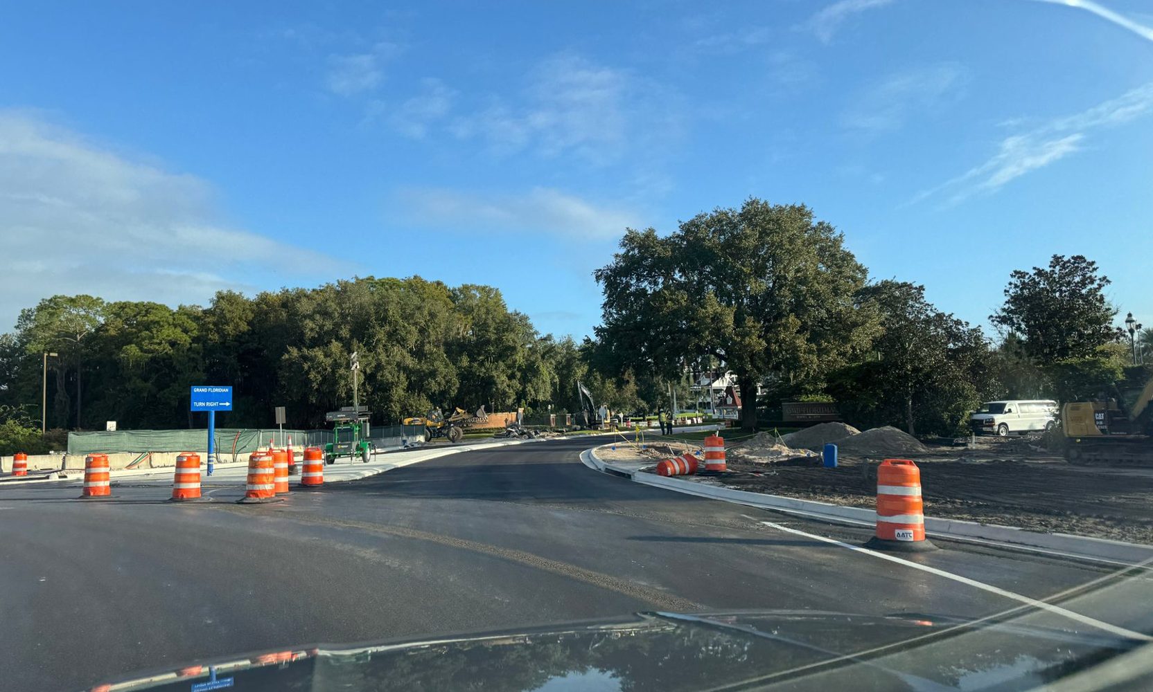 The Grand Floridian Entrance Detour Is Over: The Resort's Direct Entrance Reopened Monday Off the Southern Roundabout