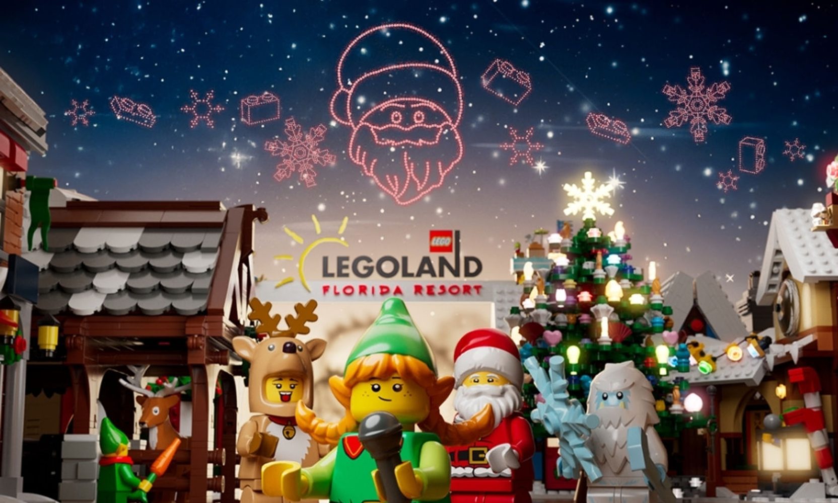 Legoland Florida's Christmas Bricktacular Lists Nine New Additions, Including a Yeti and a (W)rap Masters Show, as Two Old Shows Drop Off the Page