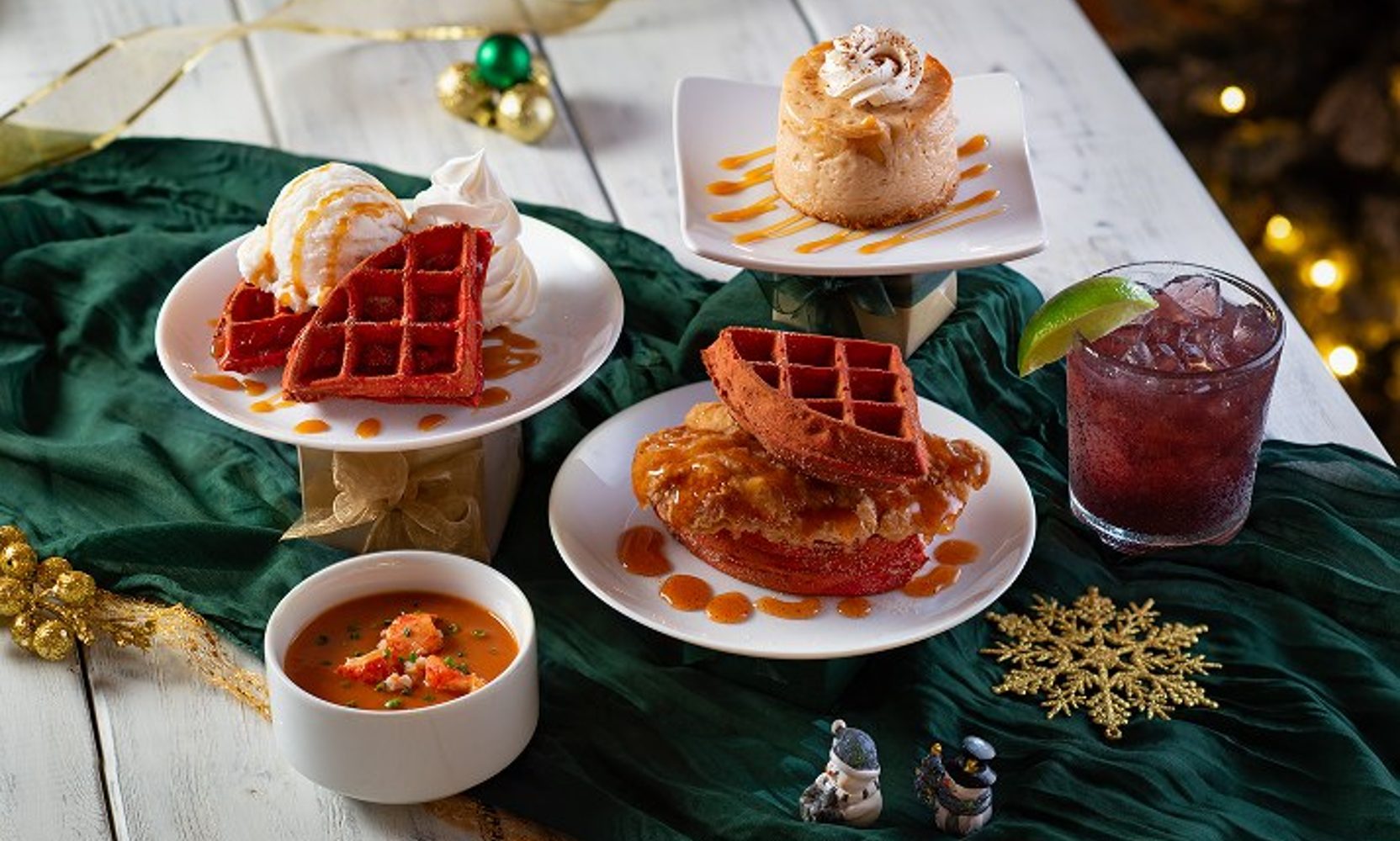 SeaWorld's 2026 Christmas Celebration Menu Is Out, With Cognac Lobster Bisque, Biscoff Beignets and Ropa Vieja