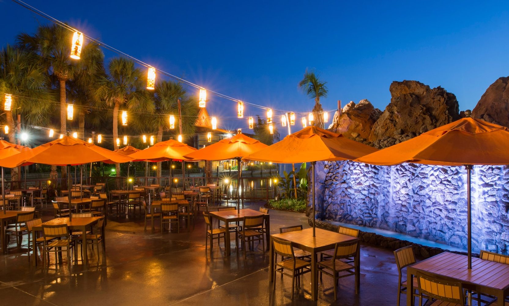 Trader Sam's Tiki Terrace Now Closed Through Mid-December, Disney's Third Reopening Target for the Polynesian Patio