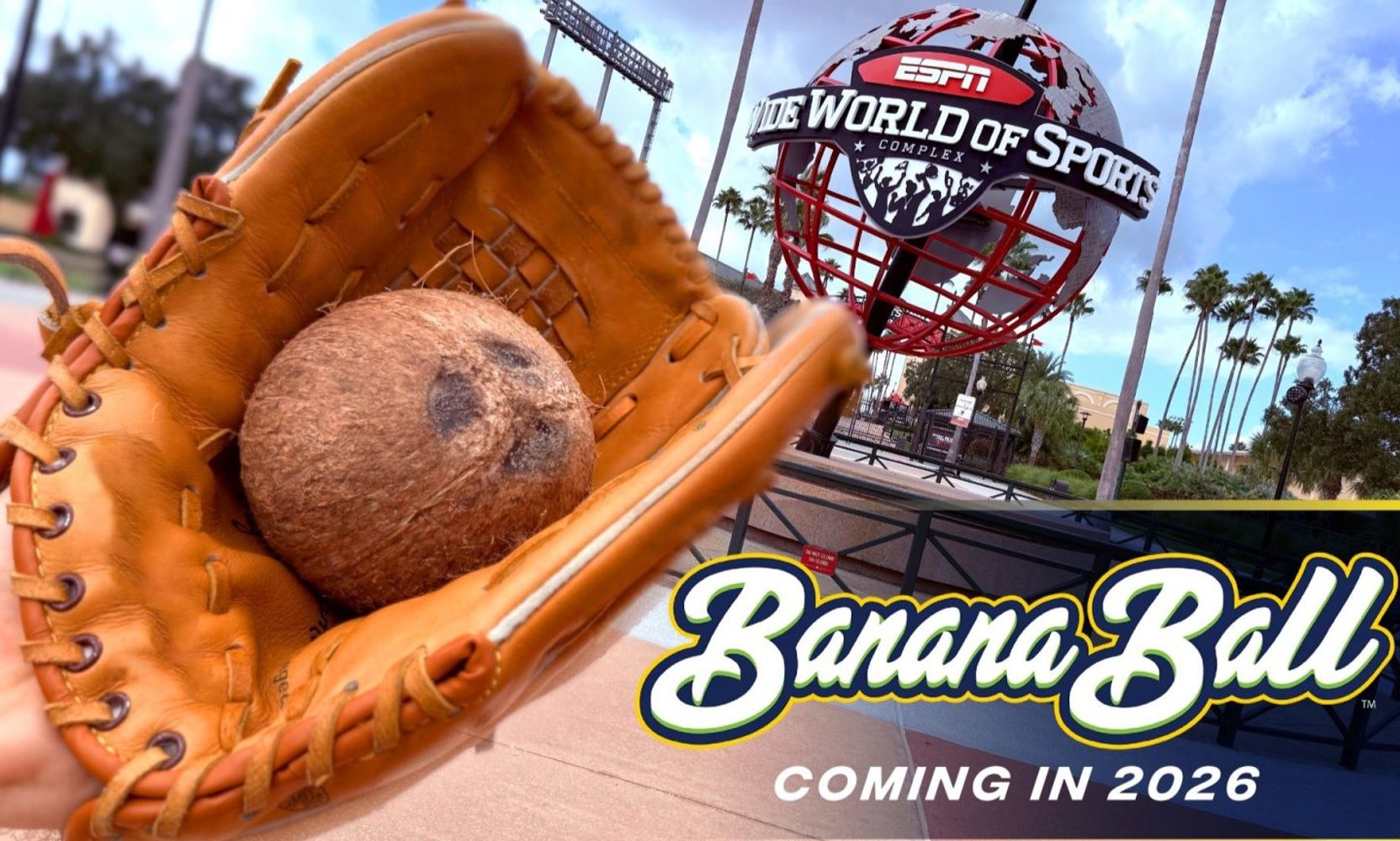 Banana Ball Debuts at Disney's ESPN Wide World of Sports Tonight: Coconuts vs. Party Animals