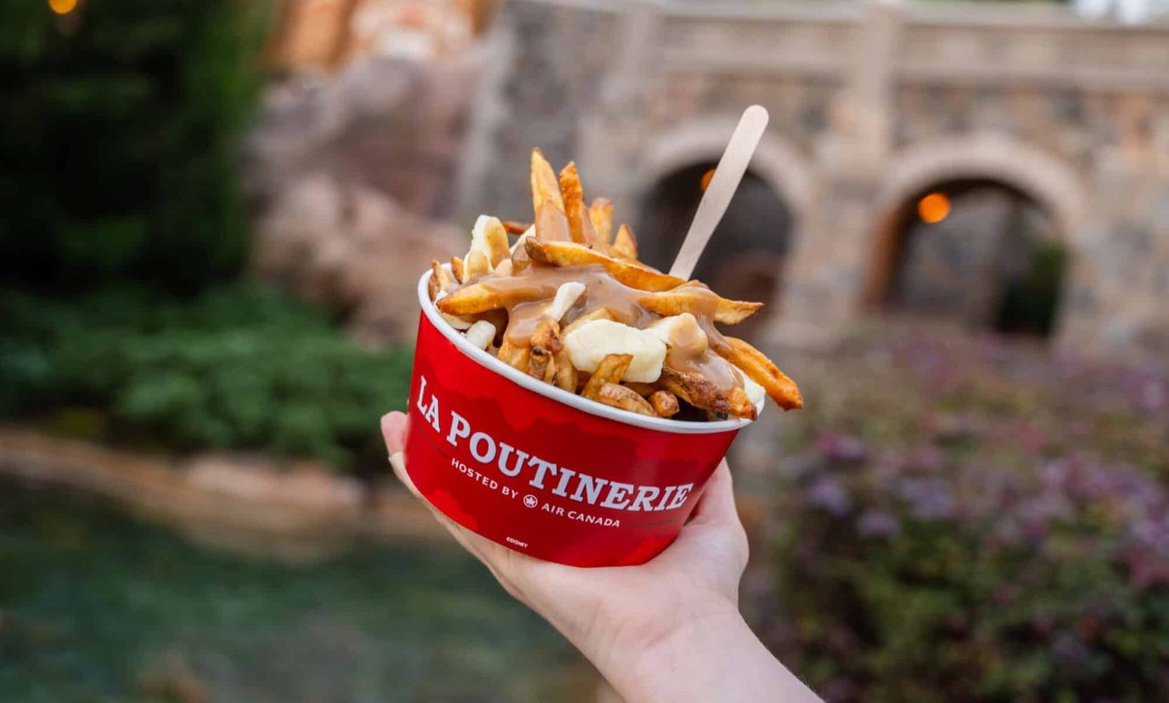 La Poutinerie Opens Today at EPCOT's Canada Pavilion, a Poutine Stand Hosted by Air Canada Replacing Refreshment Port