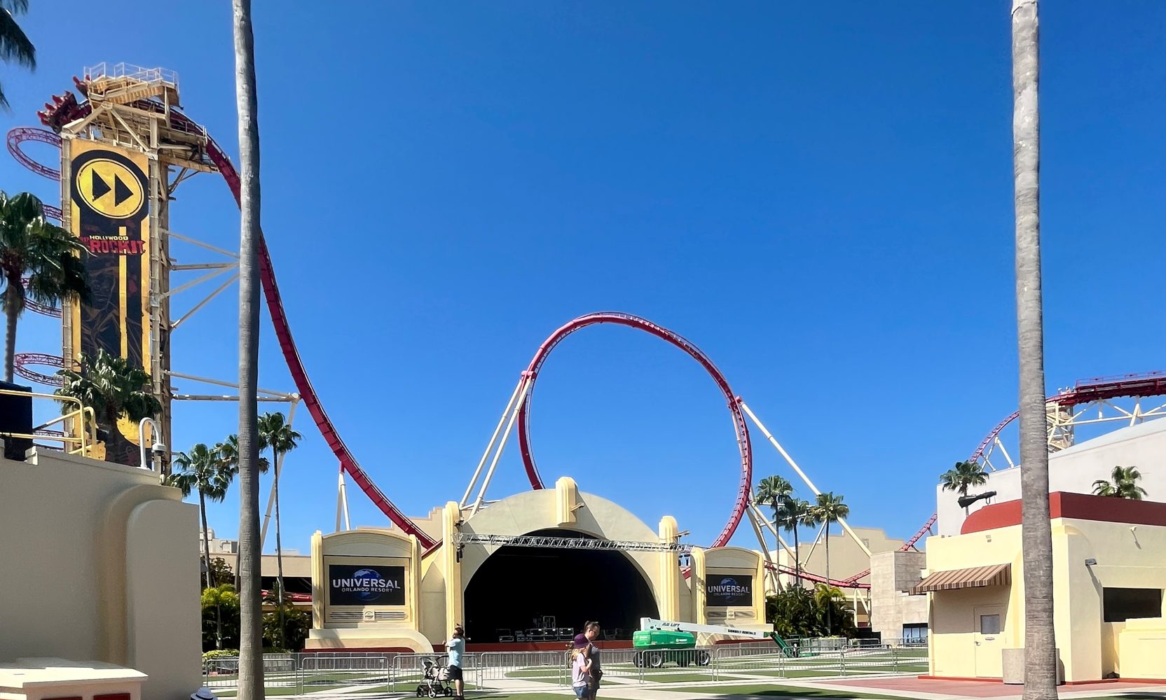 Buildings Rise at Universal Studios Florida as Fast & Furious: Hollywood Drift Takes Shape