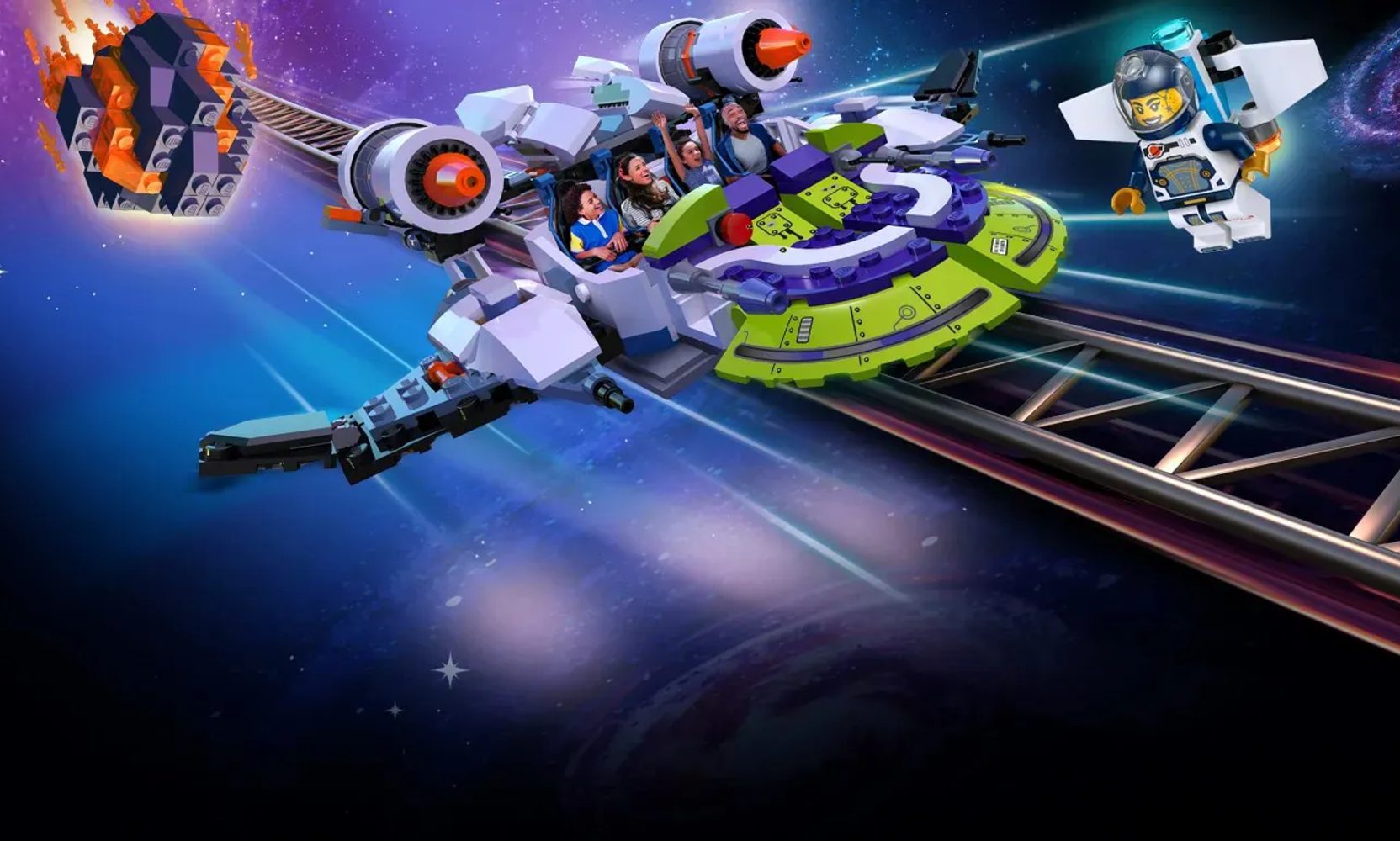 LEGO Galaxy and Galacticoaster Blast Off at LEGOLAND Florida in $90 Million Expansion