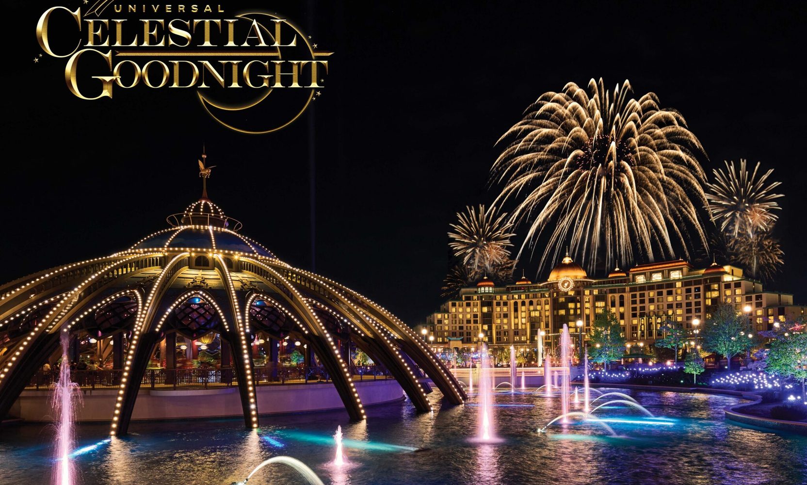Epic Universe Debuts Its First Nighttime Spectacular, Universal Celestial Goodnight, on July 7