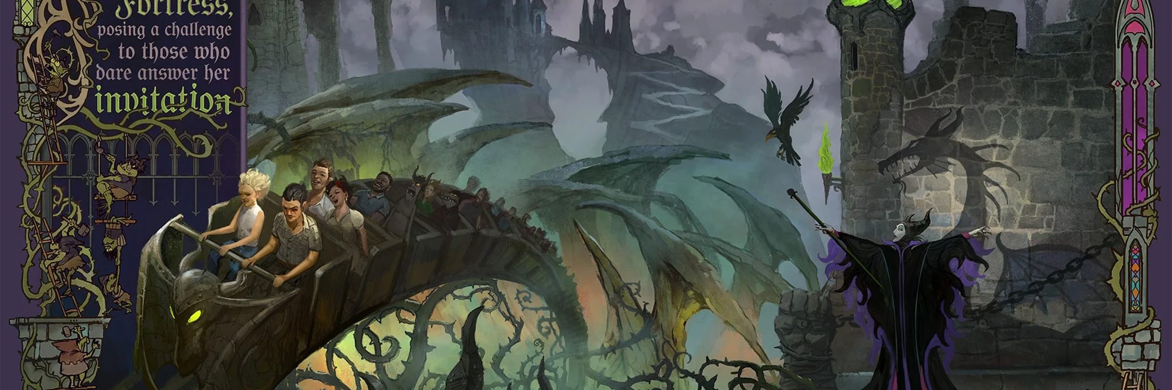 Villains Land Maleficent Coaster