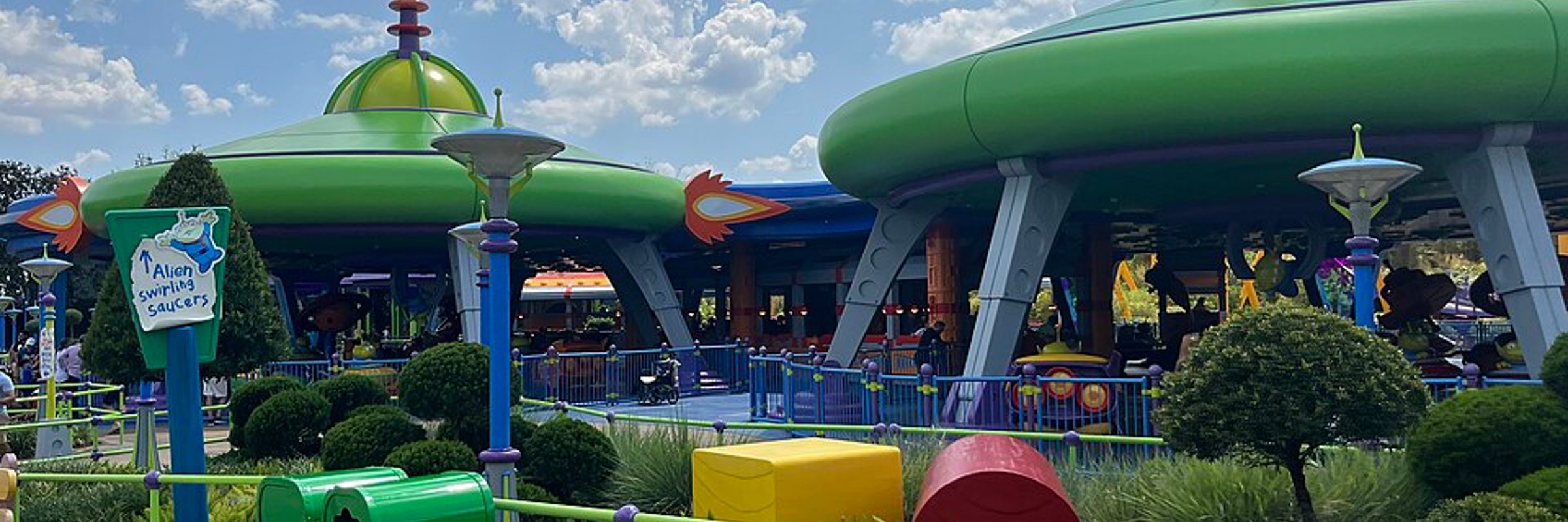 Alien Swirling Saucers