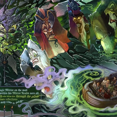 Villains Land Magic Mirror Dark Ride