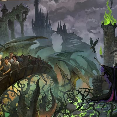 Villains Land Maleficent Coaster