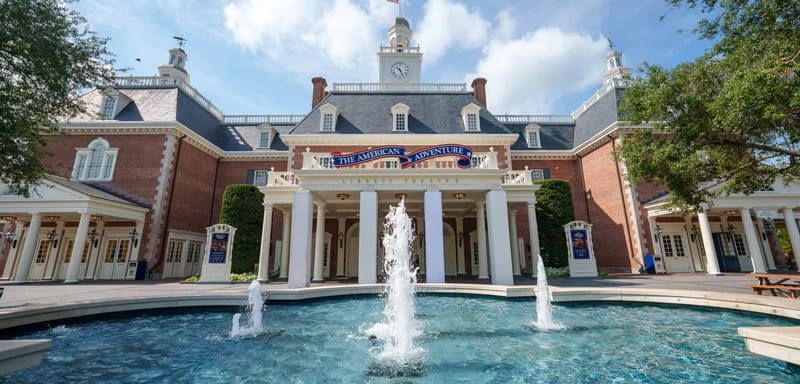 Nine original 1982 paintings commissioned by Imagineering return to The American Adventure rotunda at EPCOT