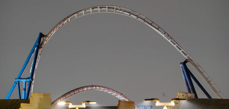 Fast & Furious: Hollywood Drift's Final Track Sections Went In Before Sunrise, Completing the Coaster's Full Layout