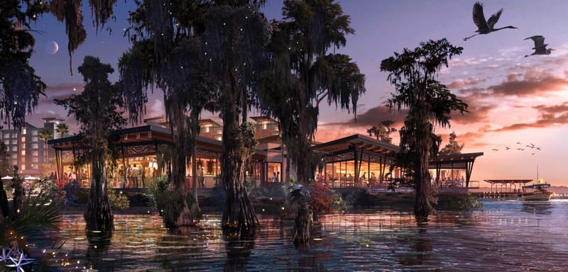 Disney Named Lakeshore Lodge's Four Food and Drink Spaces, and Only One of Them Is a Table Service Restaurant