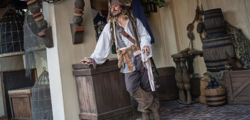 Disney Names Its New Adventureland Pirate Offering Captain Jack's Buccaneer Bash, and It Debuts Tonight at Not-So-Scary