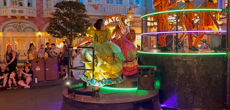 Pain and Panic Vanished From the Boo-To-You Parade This Year, and Cinderella's Stepsisters Are Dancing in Their Place