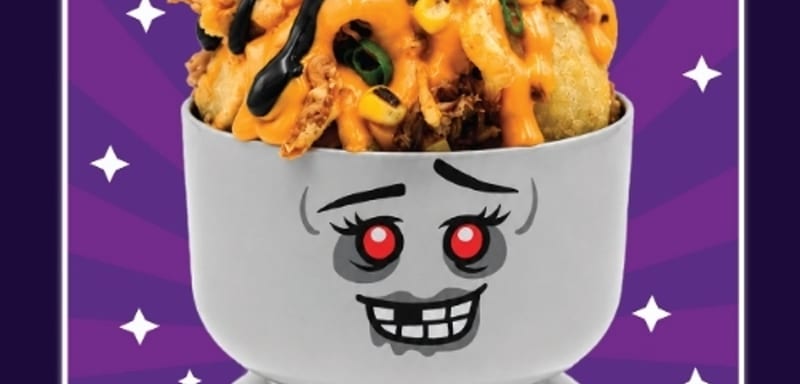 Legoland Florida's Brick or Treat Menu Serves Loaded Fries in a Zombie Head and Apple Fries in a Pumpkin, Starting September 5