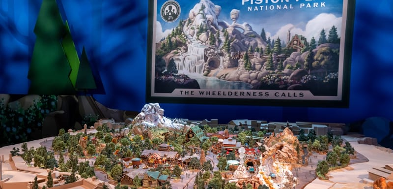 Four Tom Sawyer Island Tributes Are Hidden in the Piston Peak Model, and Imagineering Wants to Rebuild the Barrel Bridge From Pieces of the Original