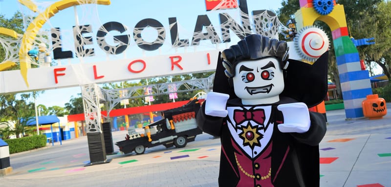 Legoland Florida's Galacticoaster Is Getting 356 Halloween LEGO Elements, Including a Jack-O-Lantern Hood Ornament