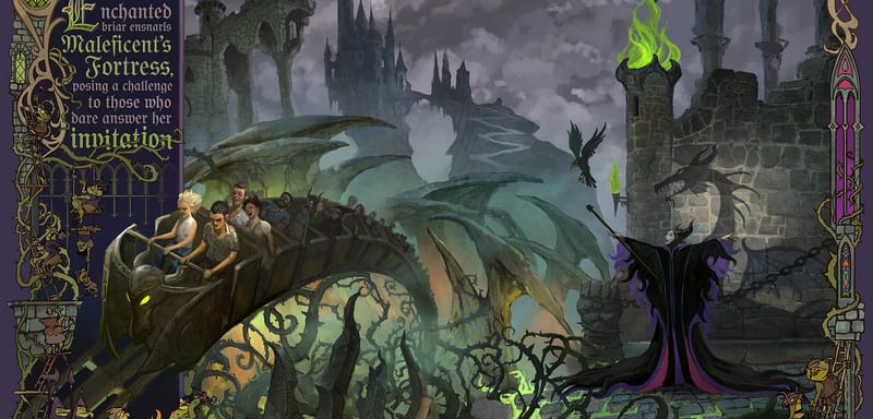 Disney Names It Villains Land and Details Both Magic Kingdom Rides: A Maleficent Dragon Coaster and a Magic Mirror Boat Ride