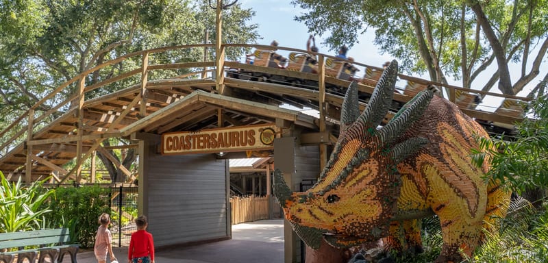 Coastersaurus is running again, and Legoland Florida says the rebuild work spanned three years, not one closed season