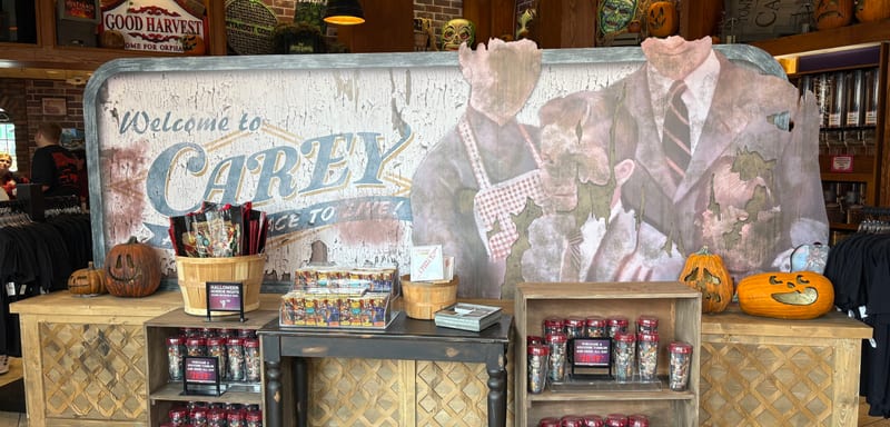 Universal stripped the Jaws decor from its candy shop and packed it with Easter eggs from past Halloween Horror Nights