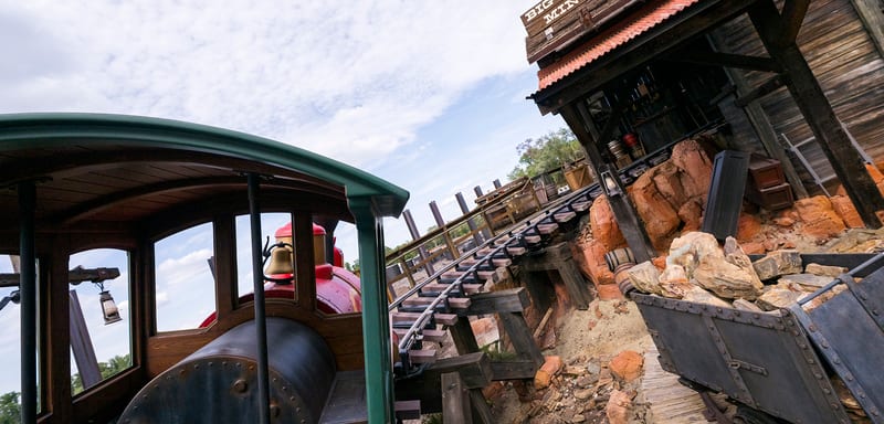 Vekoma Says It Installed Big Thunder Mountain Railroad's New Track and Trains, and Ties the Work to the Lowered 38 Inch Height Requirement