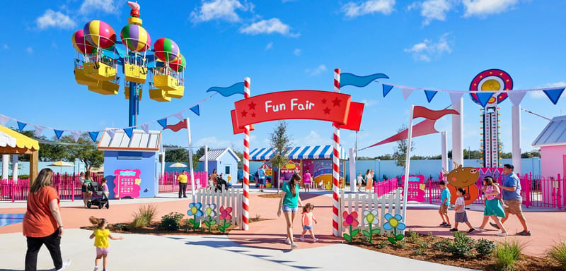 Peppa Pig Theme Park Florida Has Just Three Days Left Before September 26 With Both Its Coaster and Its High Striker Open