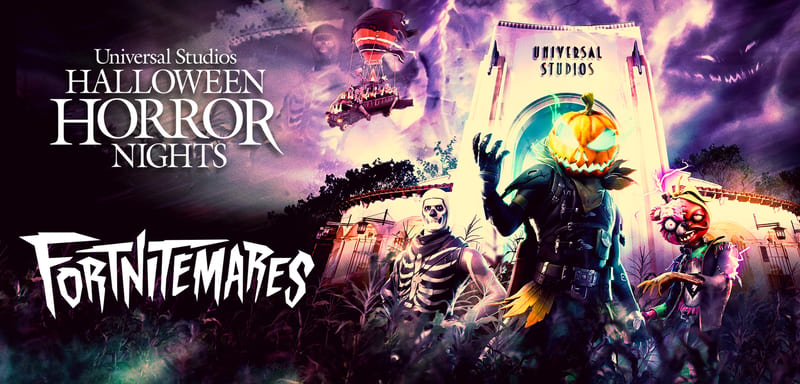 The Purge Is Not in Universal Orlando's Halloween Horror Nights 35 Lineup, but Lady Liberty Is Roaming the Fortnitemares Scare Zone