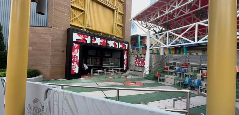 Joey Fatone Says Fat One's Opens at Universal CityWalk This Month, and the Old Hot Dog Hall of Fame Is Already Wearing the New Signage