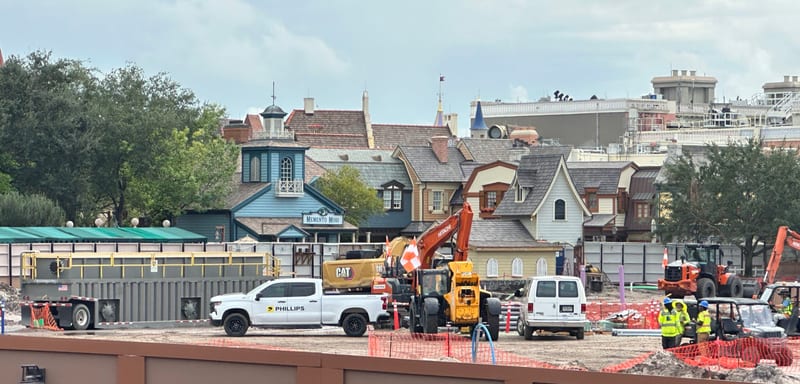 Ichabod's Landing Has Been Demolished Beside the Haunted Mansion Gates, and Frontierland's Boardwalk Is Now Walled Off End to End