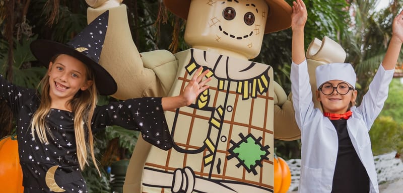 Legoland Says Scarecrow's Barn Is Designed With a Street Actor Working Beside the Animated Crow