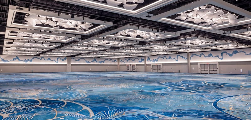 Swan and Dolphin's $275 Million Expansion Is Open, and Three Official Sources Give Three Different Answers for Its Pre-Function Space