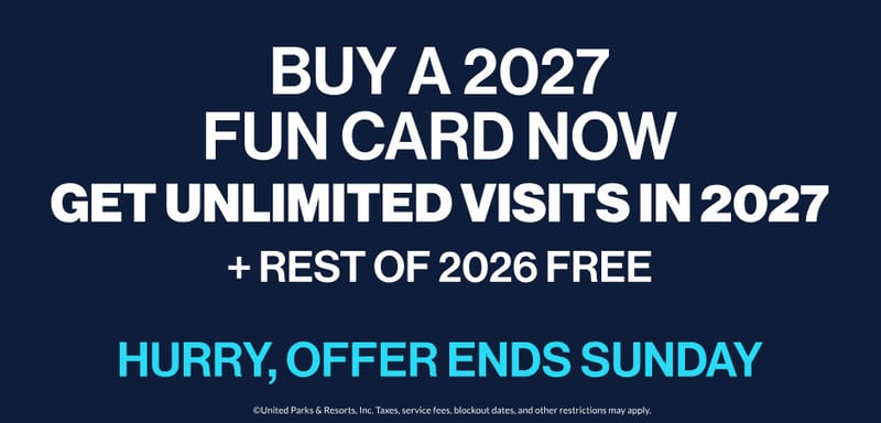 SeaWorld's 2027 Fun Card Now Costs $144.99, $5 More Than at Launch, and a New Banner Says the Offer Ends Sunday
