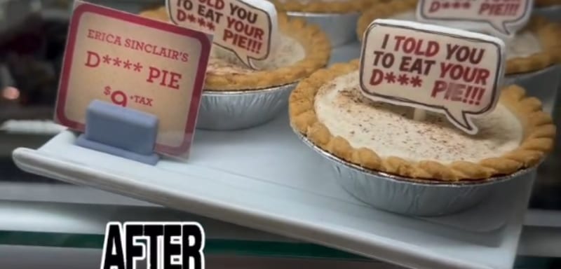 Universal Censored the Stranger Things Pie at Halloween Horror Nights, and Erica's Speech Bubble Now Says D***