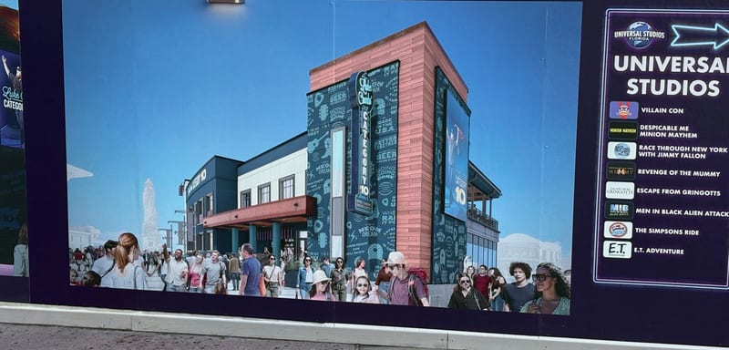 Luke Combs' Category 10 Renderings Now Cover the CityWalk Construction Walls, and They Don't All Show the Same Building